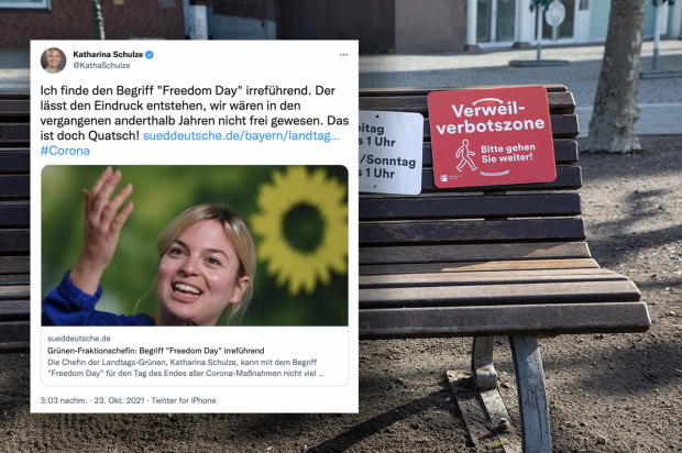 Freiheit, wie sie die Grünen meinen: Eingesperrt, herumgeschubst, bestraft