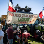 Die niederländischen Bauern protestieren gegen Landwirtschaftspolitik