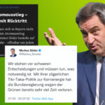 Markus Söder, die „Tiki-Taka-Politik zur Kernenergie“ ist immer die der anderen, oder?