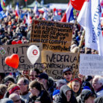 Massive Bauernproteste in Den Haag gegen Enteignung durch Green Deal