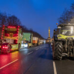 Großdemonstration in Berlin – Traktoren, LKW und Busse blockieren die Stadt