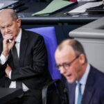 Merz gegen Scholz: Duell der Restposten aus Merkels Zeit