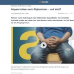 ZDF besucht abgeschobenen Kriminellen in Afghanistan für gefühlvollen TV-Beitrag