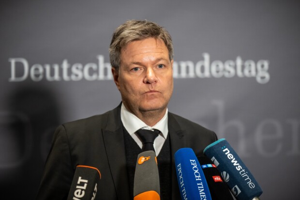 Robert Habeck im Kälteschock