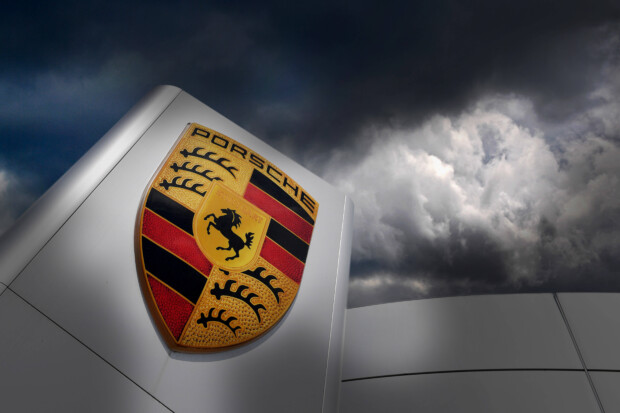 Porsche in großer Not