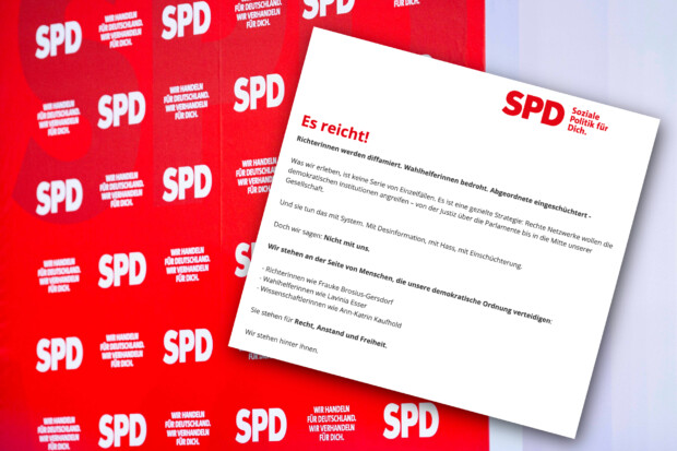 SPD erklärt Richterinnenkritik zur Demokratiebedrohung – und greift die Union an